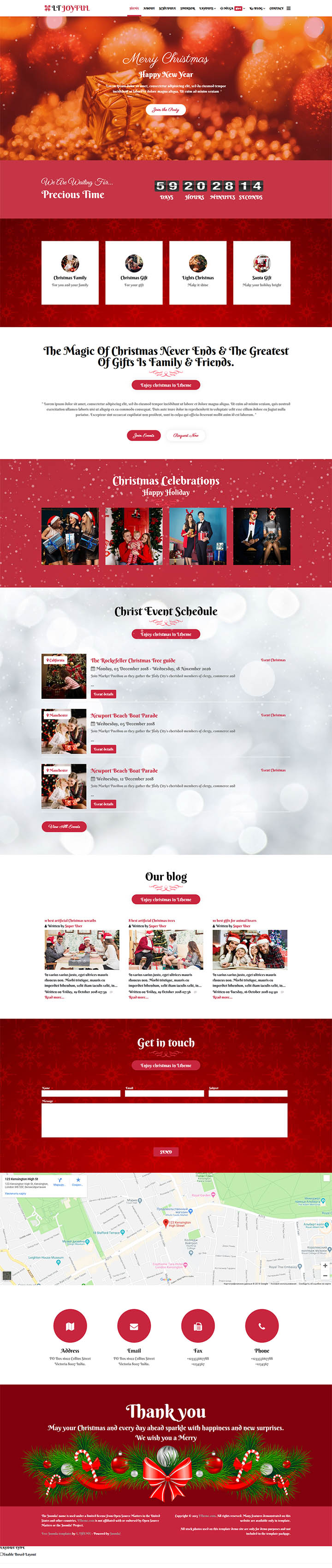 Joomla шаблон LTheme Joyful