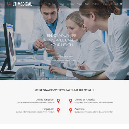 LTheme Medical Onepage