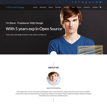 LTheme Personal Onepage