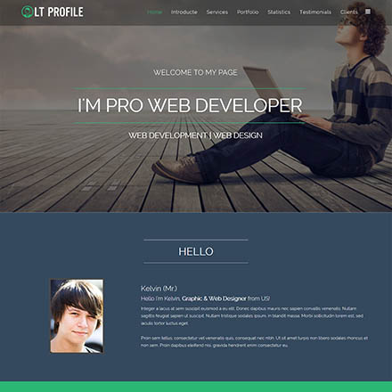 LTheme Profile Onepage