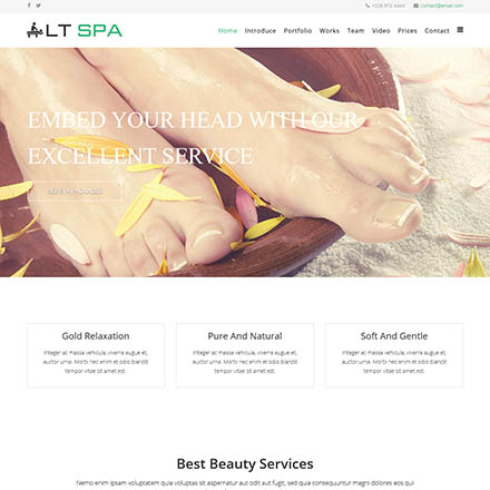 LTheme Spa Onepage