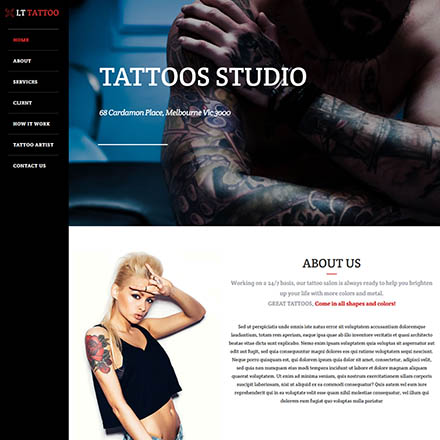 LTheme Tattoo Onepage