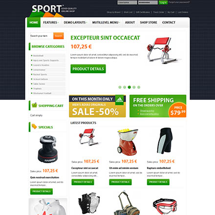 OmegaTheme SportShop