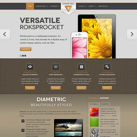 RocketTheme Diametric