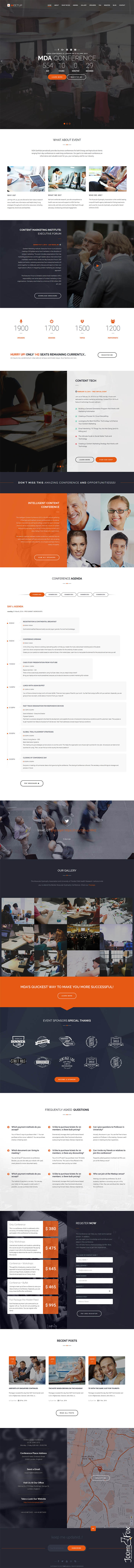 Joomla шаблон TemPlaza MeetUp