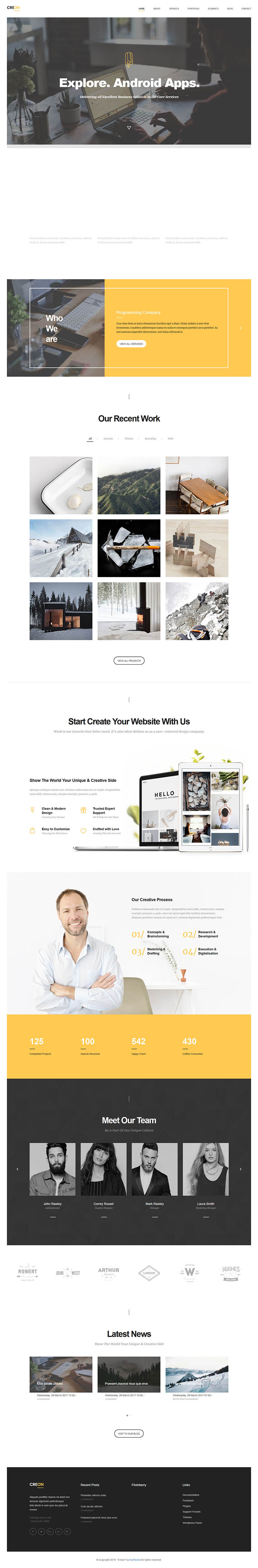 Шаблон ThemeForest Creon Joomla шаблон ThemeForest Creon