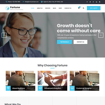 ThemeForest Fortune