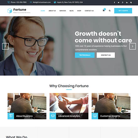 ThemeForest Fortune