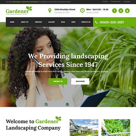 ThemeForest Gardener