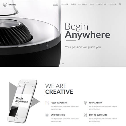 ThemeForest Haswell
