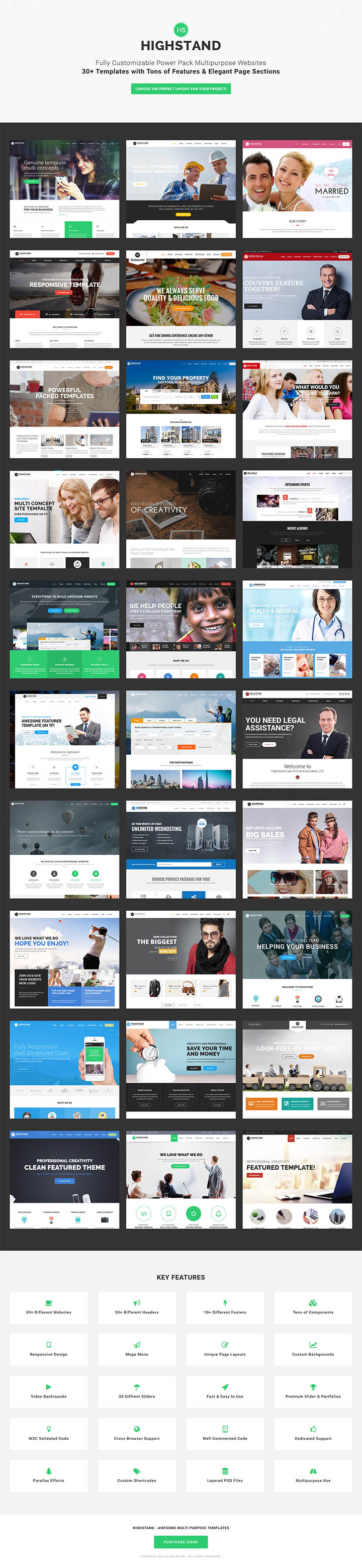 Joomla шаблон ThemeForest Highstand