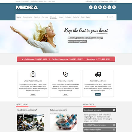 ThemeForest Medica