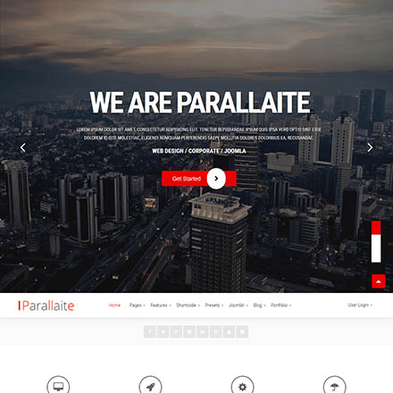 ThemeForest Parallaite