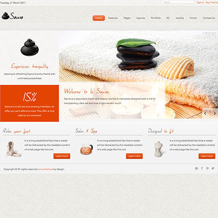 ThemeForest Sauna