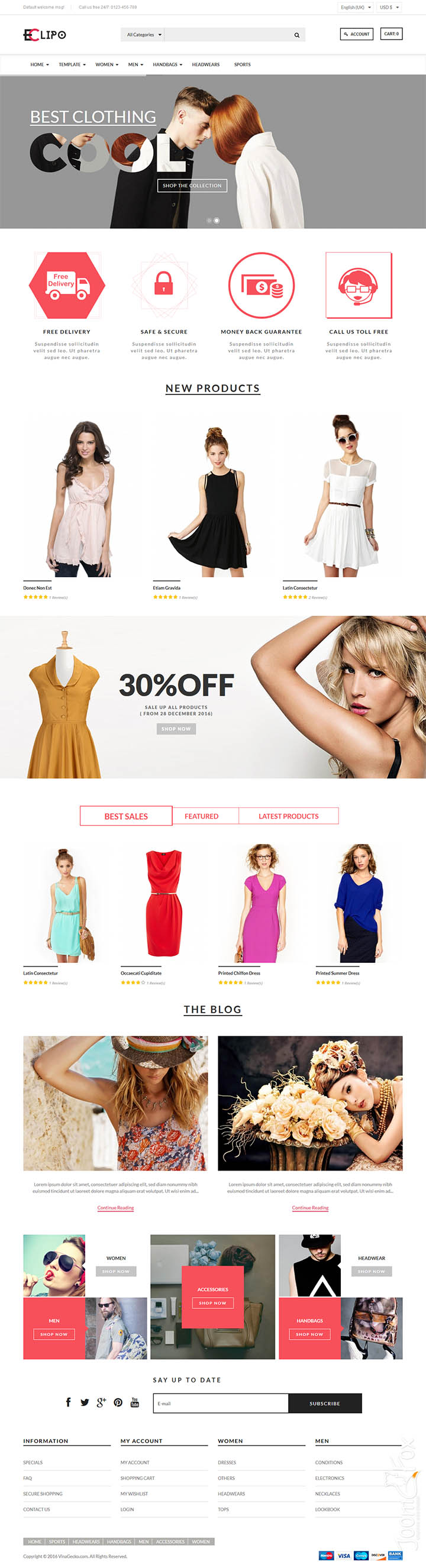 Шаблон VinaGecko Vina Eclipo Joomla шаблон VinaGecko Vina Eclipo