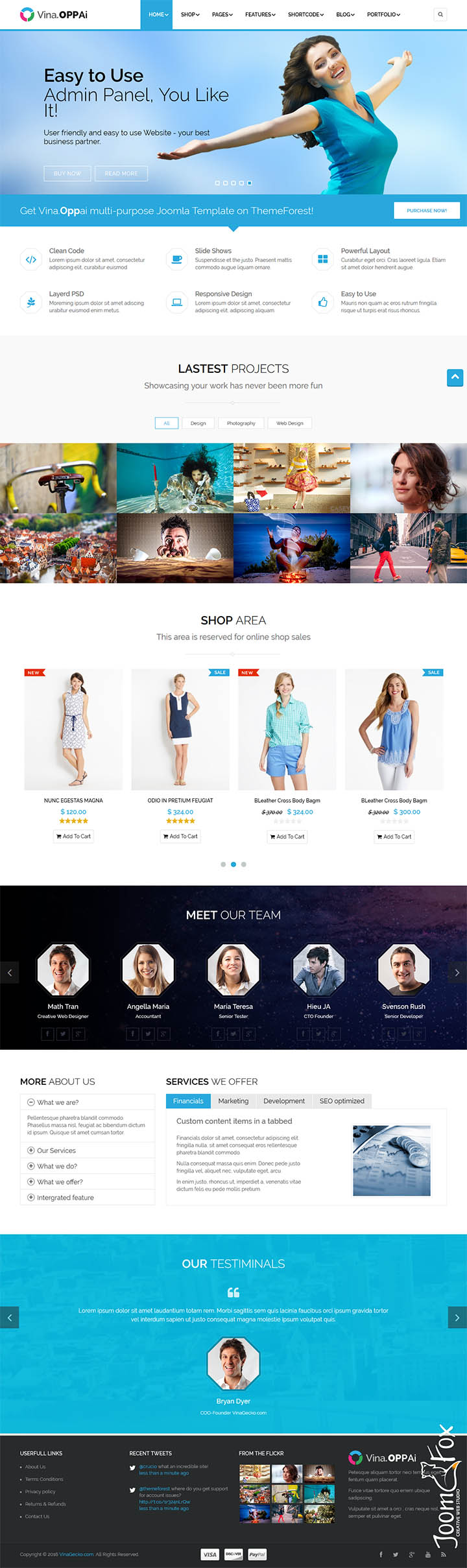 Joomla шаблон VinaGecko Vina Oppai