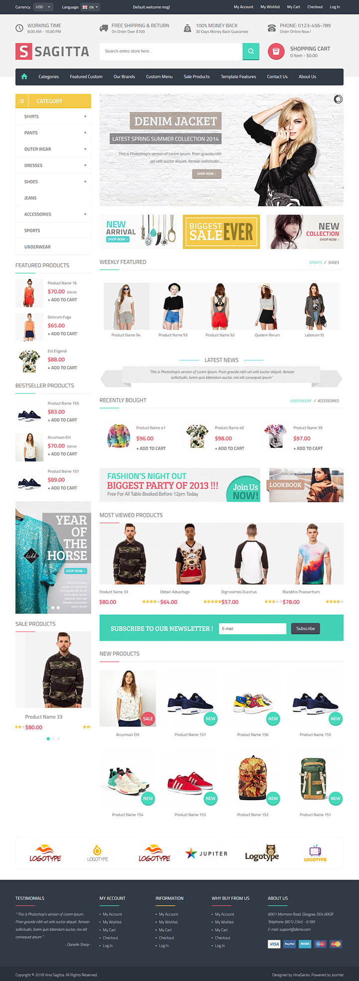 Joomla шаблон VinaGecko Vina Sagitta