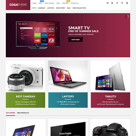 VirtuemartTemplates Coga Shop