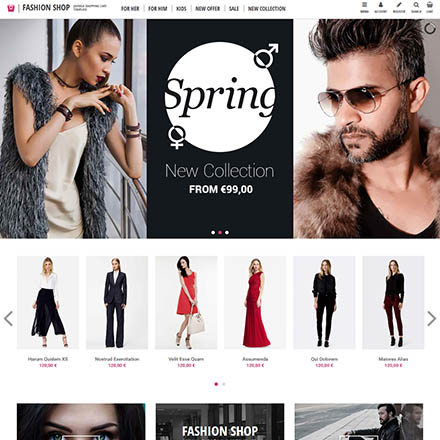 VirtuemartTemplates Fashion Shop