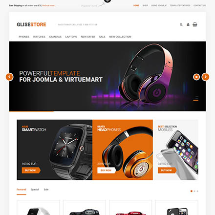 VirtuemartTemplates Glise Store