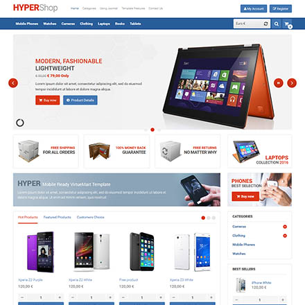 VirtuemartTemplates Hyper Shop