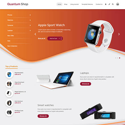 VirtuemartTemplates Quantun Shop