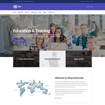 WarpTheme Edu II Pro