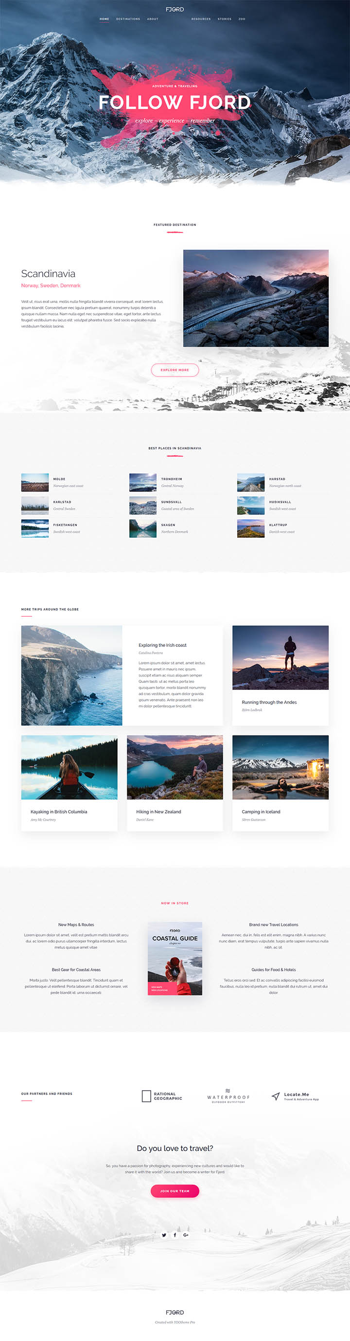 Joomla шаблон YOOtheme Fjord