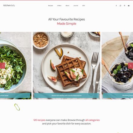 YOOtheme Kitchen Daily