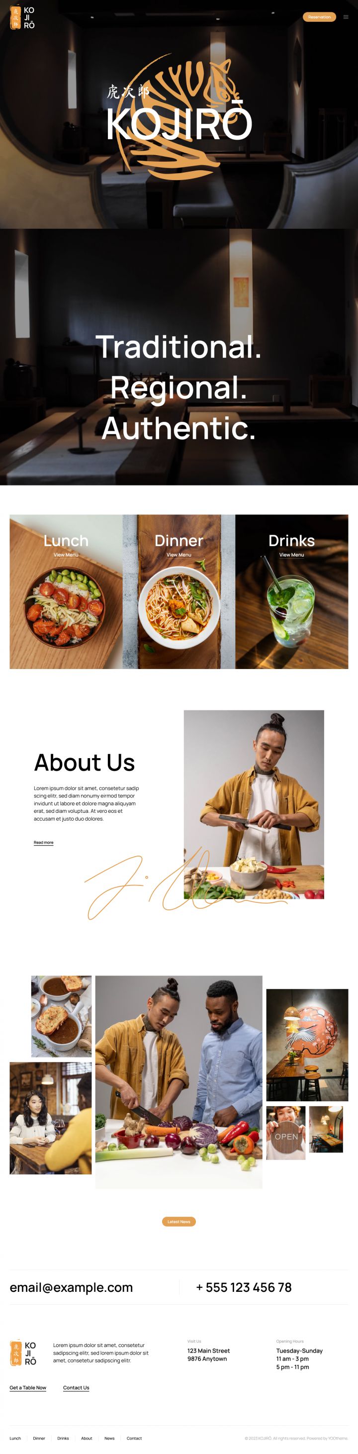 Joomla шаблон YOOtheme Kojiro