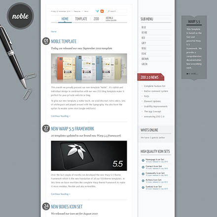 YOOtheme Noble