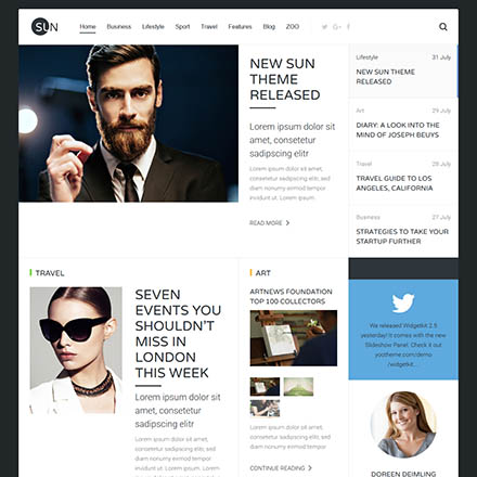 YOOtheme Sun