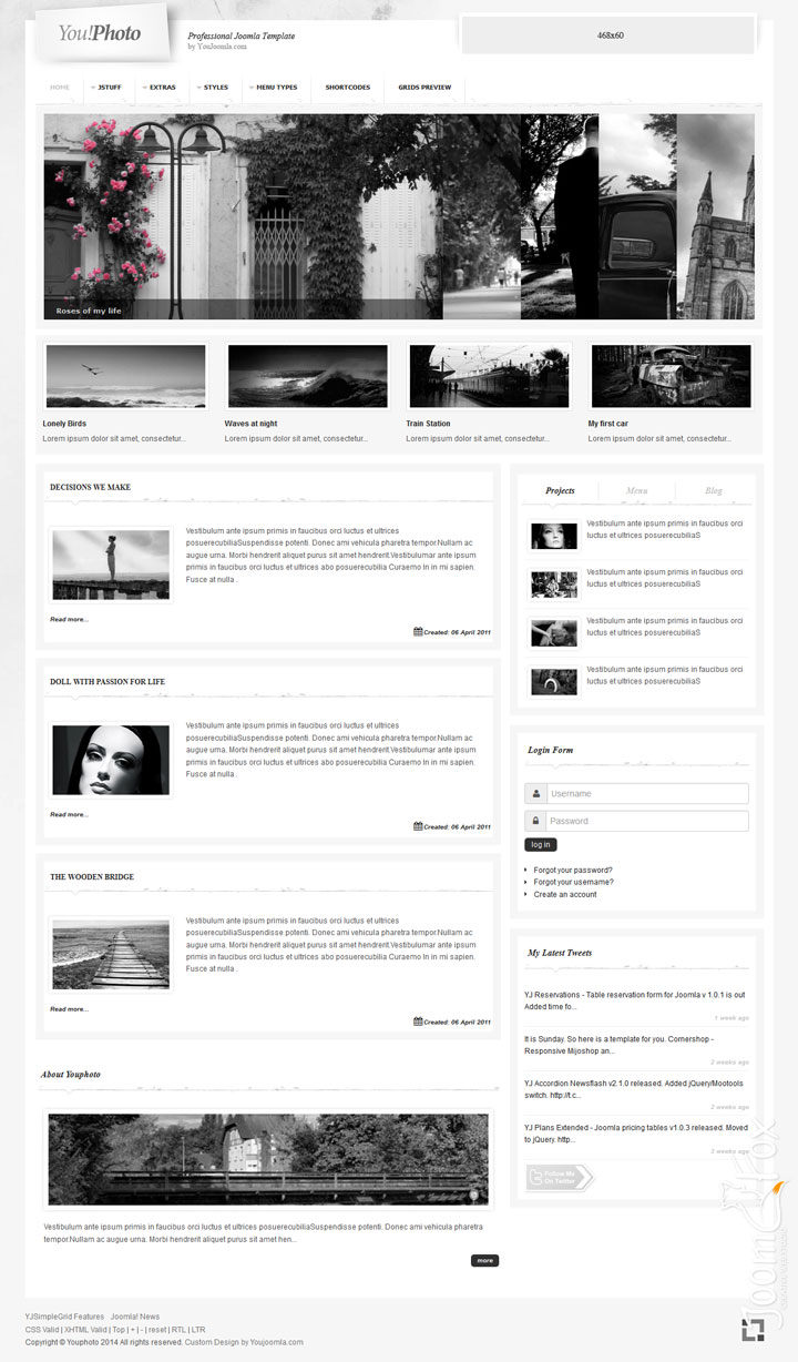 Joomla шаблон YouJoomla YouPhoto