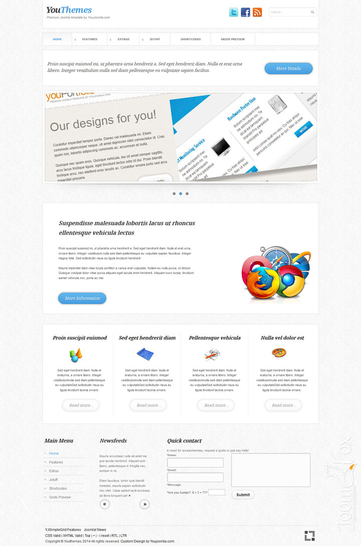 Joomla шаблон YouJoomla YouThemes