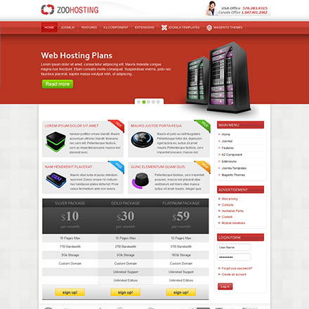 ZooTemplate Hosting